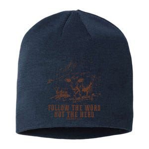 Follow The Word Not The Herd Isaiah 8:11:13castles Sustainable Beanie