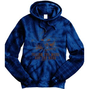 Follow The Word Not The Herd Isaiah 8:11:13castles Tie Dye Hoodie