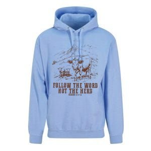 Follow The Word Not The Herd Isaiah 8:11:13castles Unisex Surf Hoodie