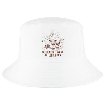 Follow The Word Not The Herd Isaiah 8:11:13castles Cool Comfort Performance Bucket Hat
