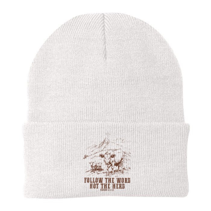 Follow The Word Not The Herd Isaiah 8:11:13castles Knit Cap Winter Beanie