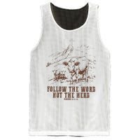 Follow The Word Not The Herd Isaiah 8:11:13castles Mesh Reversible Basketball Jersey Tank