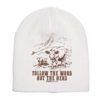 Follow The Word Not The Herd Isaiah 8:11:13castles Short Acrylic Beanie