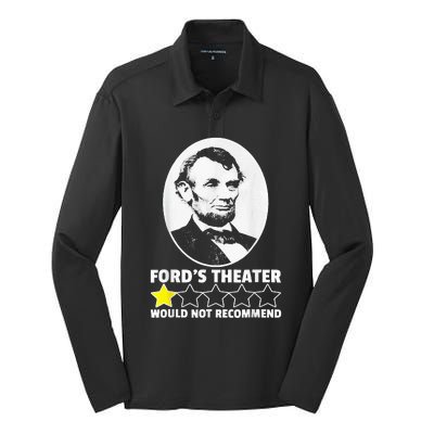 FordS Theater Would Not Recommend 1star Abraham Lincoln Silk Touch Performance Long Sleeve Polo