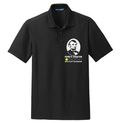 FordS Theater Would Not Recommend 1star Abraham Lincoln Dry Zone Grid Polo