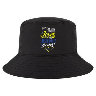 Family T21 World Down Syndrome Awareness Day Cool Comfort Performance Bucket Hat