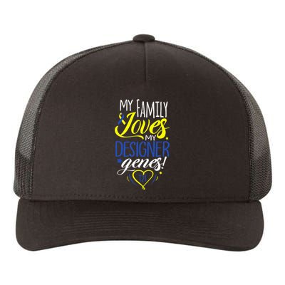 Family T21 World Down Syndrome Awareness Day Yupoong Adult 5-Panel Trucker Hat