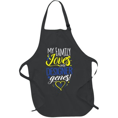 Family T21 World Down Syndrome Awareness Day Apron