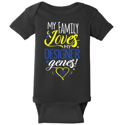 Family T21 World Down Syndrome Awareness Day Baby Bodysuit