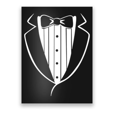 Fake Tuxedo White Poster
