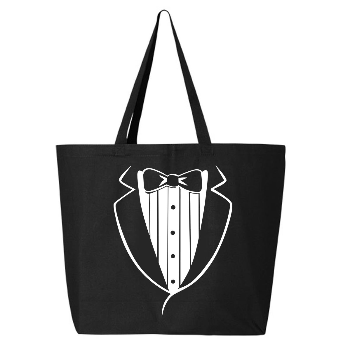 Fake Tuxedo White 25L Jumbo Tote