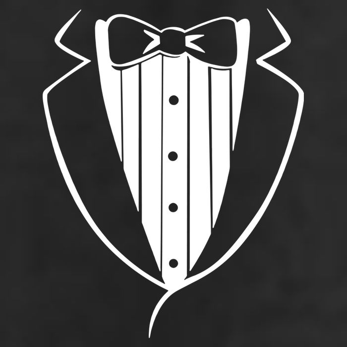 Fake Tuxedo White Golf Towel