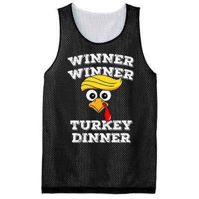 Funny Trump Winner Winner Turkey Dinner Thanksgiving Humor Mesh Reversible Basketball Jersey Tank