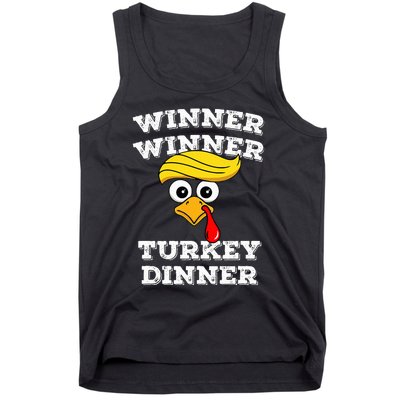 Funny Trump Winner Winner Turkey Dinner Thanksgiving Humor Tank Top