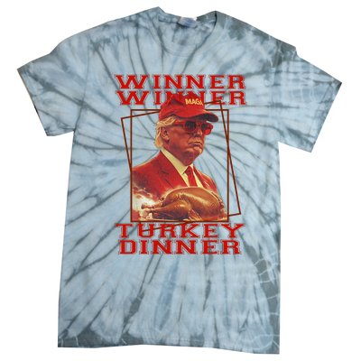 Funny Trump Winner Winner Turkey Dinner Thanksgiving Humor Tie-Dye T-Shirt