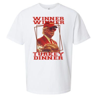 Funny Trump Winner Winner Turkey Dinner Thanksgiving Humor Sueded Cloud Jersey T-Shirt