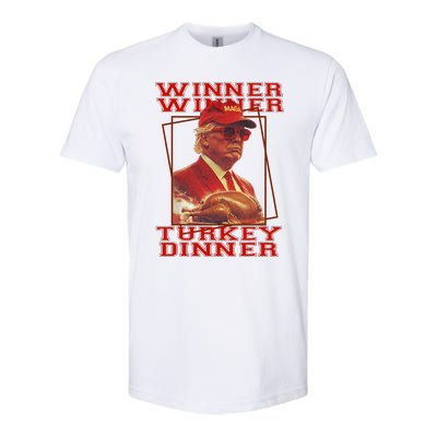 Funny Trump Winner Winner Turkey Dinner Thanksgiving Humor Softstyle CVC T-Shirt