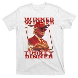 Funny Trump Winner Winner Turkey Dinner Thanksgiving Humor T-Shirt