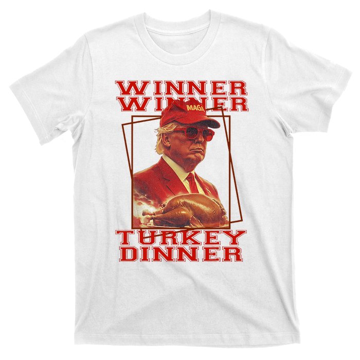 Funny Trump Winner Winner Turkey Dinner Thanksgiving Humor T-Shirt