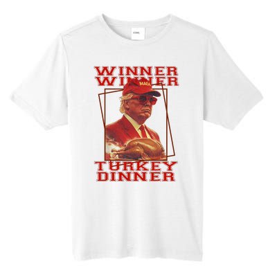 Funny Trump Winner Winner Turkey Dinner Thanksgiving Humor Tall Fusion ChromaSoft Performance T-Shirt