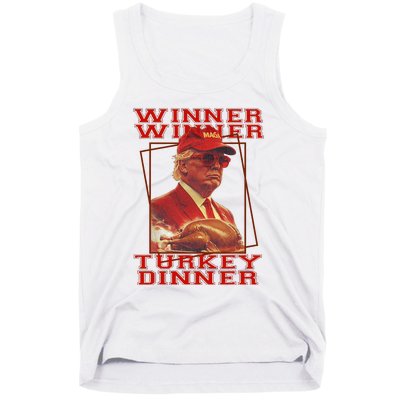 Funny Trump Winner Winner Turkey Dinner Thanksgiving Humor Tank Top