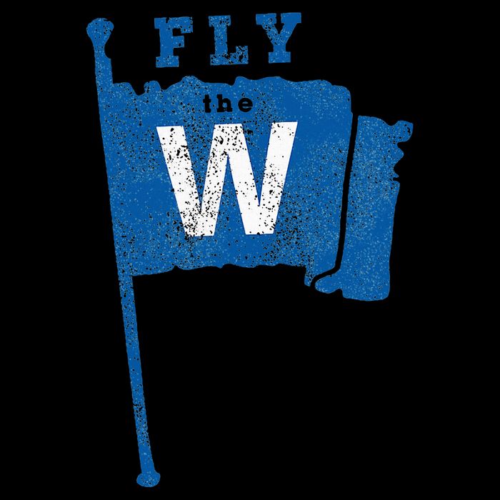 Fly The W Chicago Baseball Winning Flag Cooling Performance Crew T-Shirt