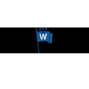 Fly The W Chicago Baseball Winning Flag Bumper Sticker