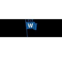 Fly The W Chicago Baseball Winning Flag Bumper Sticker