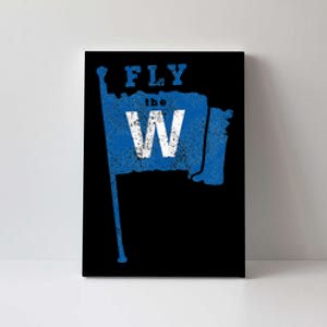 Fly The W Chicago Baseball Winning Flag Canvas