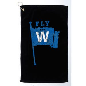 Fly The W Chicago Baseball Winning Flag Platinum Collection Golf Towel