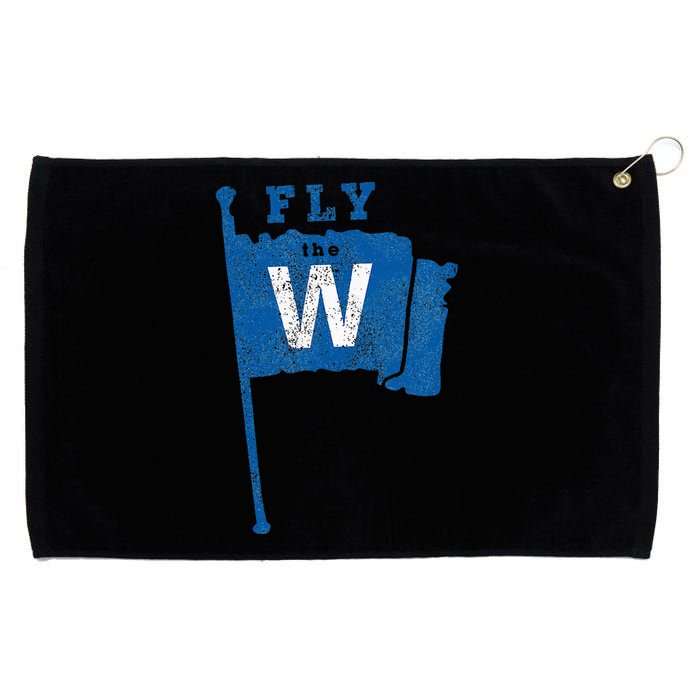 Fly The W Chicago Baseball Winning Flag Grommeted Golf Towel