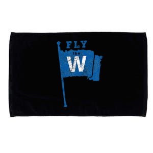 Fly The W Chicago Baseball Winning Flag Microfiber Hand Towel