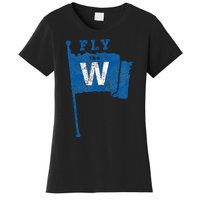 Fly The W Chicago Baseball Winning Flag Women's T-Shirt