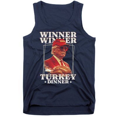 Funny Trump Winner Winner Turkey Dinner Thanksgiving Tank Top