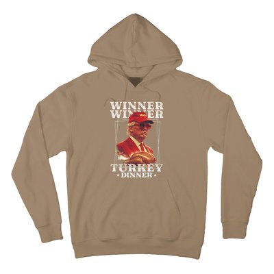 Funny Trump Winner Winner Turkey Dinner Thanksgiving Hoodie