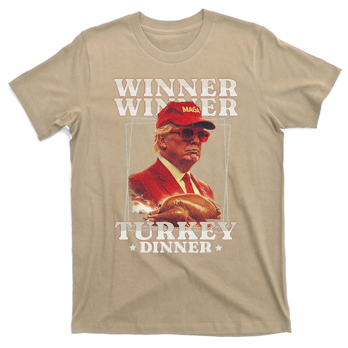 Funny Trump Winner Winner Turkey Dinner Thanksgiving T-Shirt