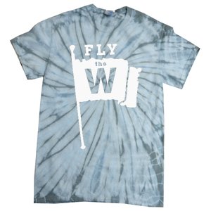 Fly The W Chicago Baseball Winning Flag Tie-Dye T-Shirt