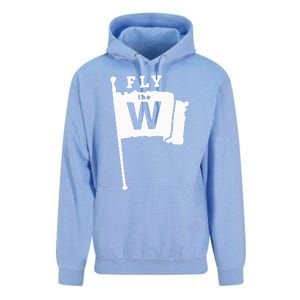 Fly The W Chicago Baseball Winning Flag Unisex Surf Hoodie