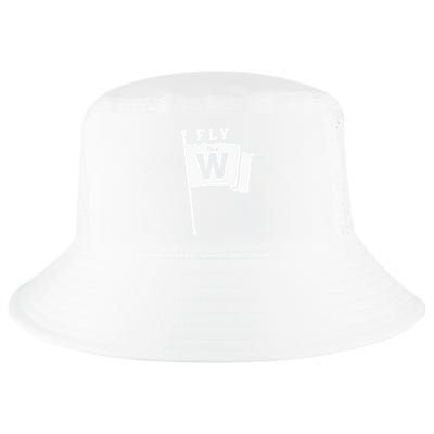 Fly The W Chicago Baseball Winning Flag Cool Comfort Performance Bucket Hat