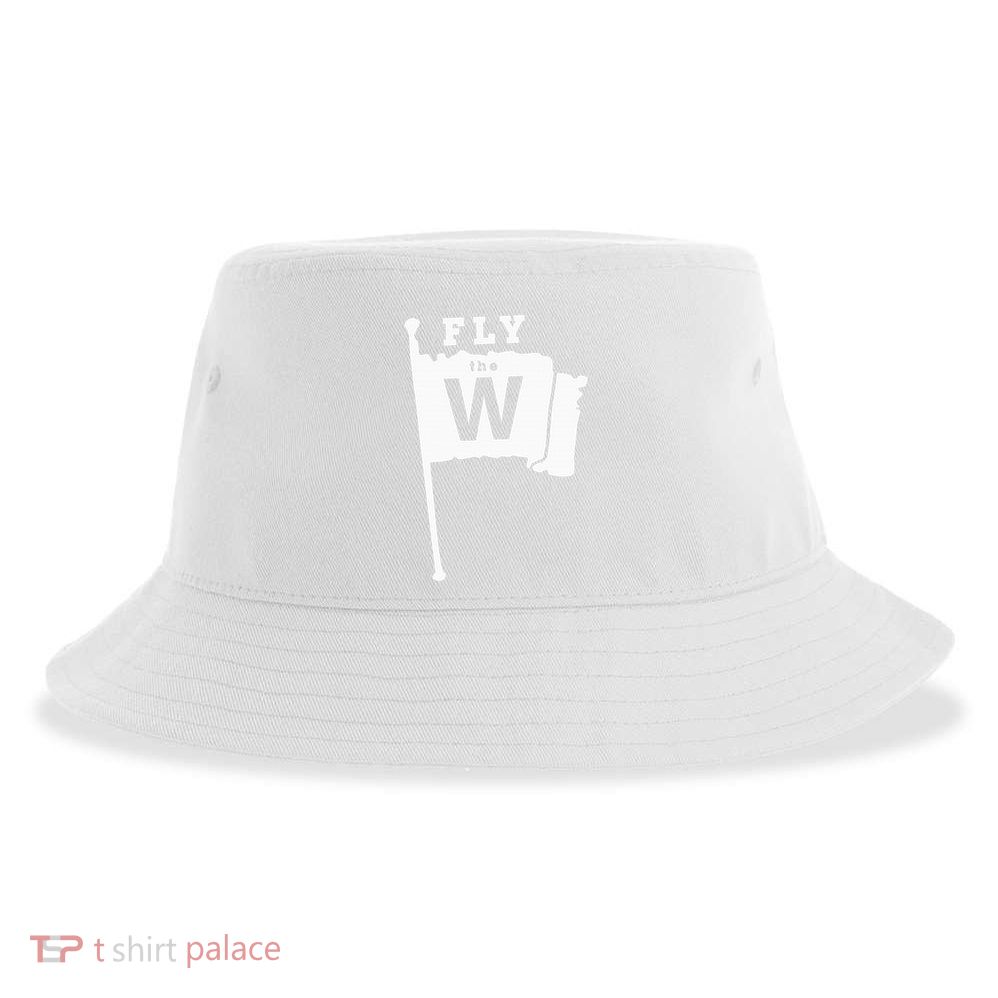 Fly The W Chicago Baseball Winning Flag Sustainable Bucket Hat