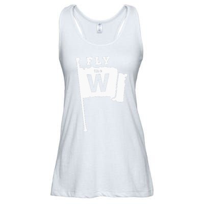 Fly The W Chicago Baseball Winning Flag Ladies Essential Flowy Tank