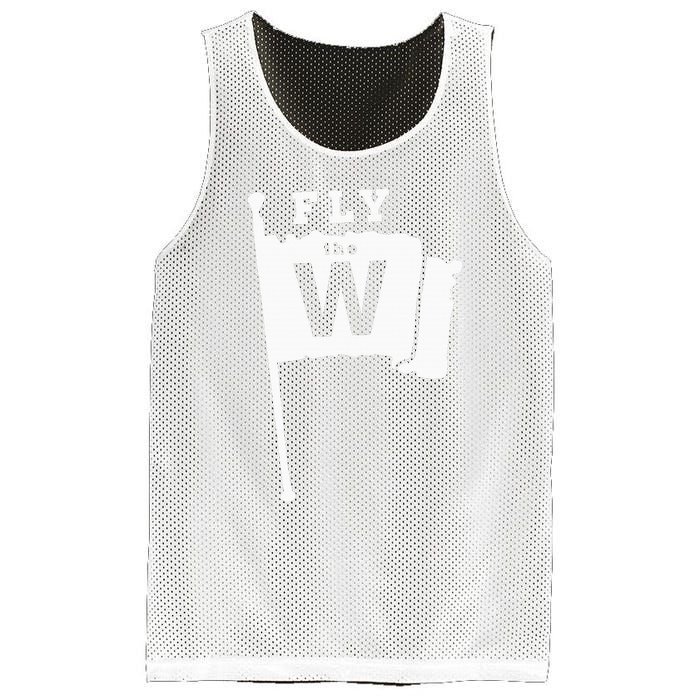 Fly The W Chicago Baseball Winning Flag Mesh Reversible Basketball Jersey Tank