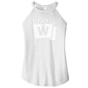 Fly The W Chicago Baseball Winning Flag Women's Perfect Tri Rocker Tank