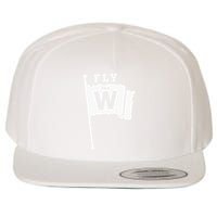 Fly The W Chicago Baseball Winning Flag Wool Snapback Cap