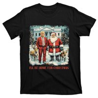 Funny Trump Xmas Santa ILl Be Home For Christmas Costume T-Shirt