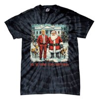 Funny Trump Xmas Santa ILl Be Home For Christmas Costume Tie-Dye T-Shirt