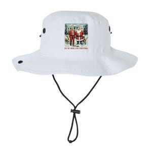 Funny Trump Xmas Santa ILl Be Home For Christmas Costume Legacy Cool Fit Booney Bucket Hat