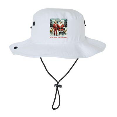 Funny Trump Xmas Santa ILl Be Home For Christmas Costume Legacy Cool Fit Booney Bucket Hat