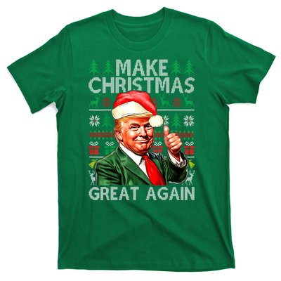 Funny Trump Xmas Snow Pajama Make Ugly Christmas Great Again Gift T-Shirt