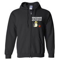 Funny Trump You Have The Morals Of An Alley Cat Gift Full Zip Hoodie